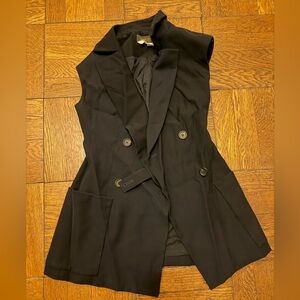 Authentic Louis Vuitton Navy Double-Breasted Vest size 34